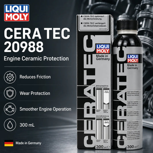 Liqui Moly CeraTec Additivo Ceramico per Olio Motore, Antiusura e Riduttore di Attrito, Protettore per Motori Turbo Auto