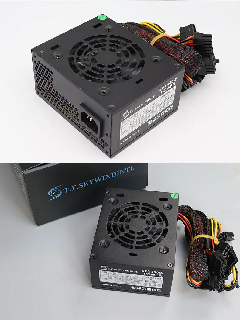 Alimentatore per PC SFX da 400 W Alimentatore da gioco per PC desktop da 400 W SFX400 Piccolo alimentatore 110 V 220 V adatto per computer