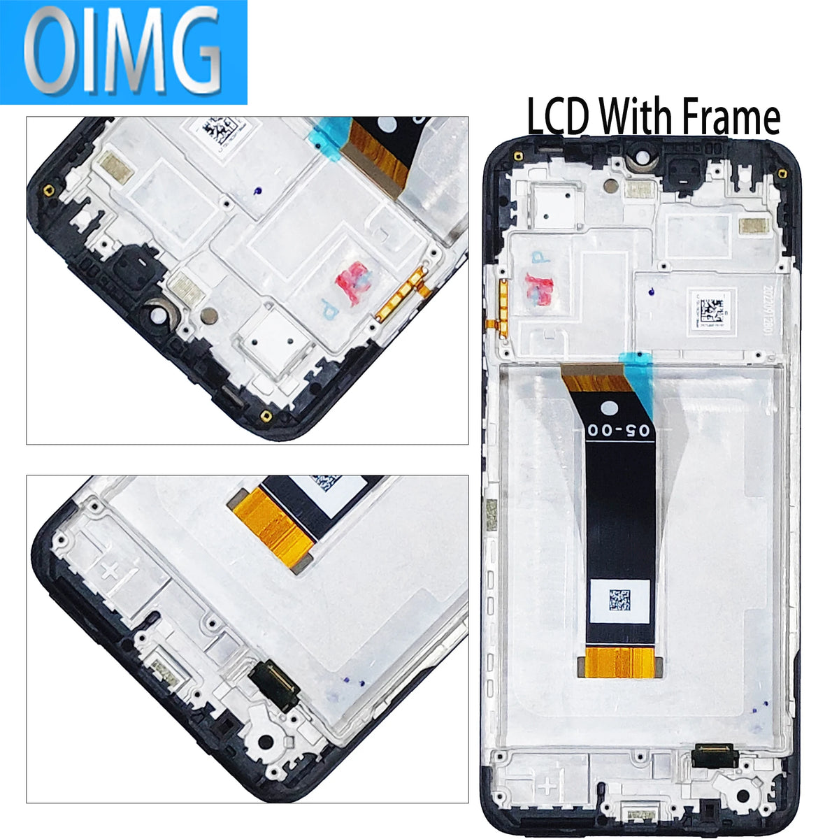 Per Xiaomi Redmi Note 11R Display LCD con schermo del telaio 22095RA98C Parti di ricambio del pannello touch