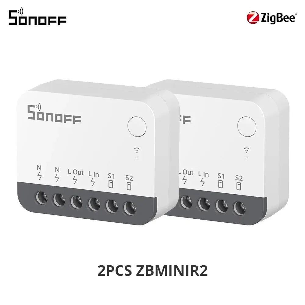 SONOFF ZBMINIR2 Extreme Sonoff Zigbee Switch Sonoff Zbmini R2 Dimensioni più piccole Controllo bidirezionale Temporizzatore sicuro Richiesta cavo neutro