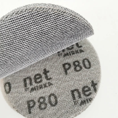 MIRKA 5 "125mm Carta vetrata a rete Levigatura senza polvere Lucidatura per mobili per auto Smerigliatrice a secco rotonda Abrasiva