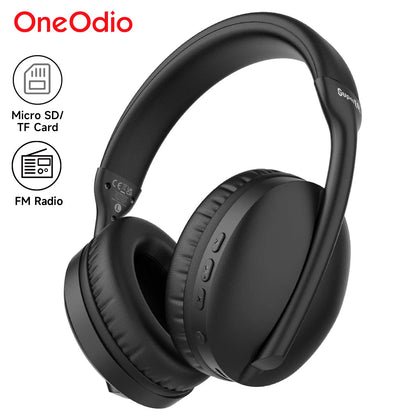 Oneodio SuperEQ S6001 Cuffie Bluetooth Cuffie wireless sopra l'orecchio con modalità Micro SD/Scheda TF/Radio FM Cuffie HiFi stereo