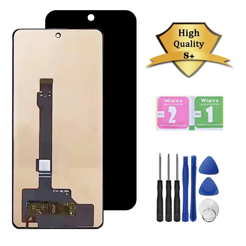 Display AMOLED per Redmi Note 12 Pro+ 12Pro Plus, per Xiaomi Redmi Note 12 Pro 5G 22101316C, Schermo LCD con Touch Screen e Digitalizzatore