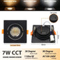 4-20 pezzi 3 CCT LED plafoniera 3000K 4000K 6500K pieghevole da incasso per la casa camera da letto bagno soggiorno illuminazione Lamparas Led