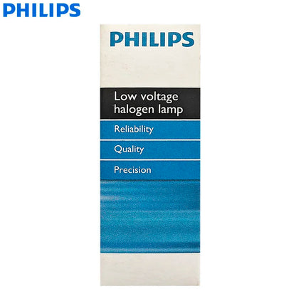 Lampada Alogena Philips 7158XHP 150W G6.35 24V Senza Riflettore, Luce Senza Ombra per Microscopi, Lampadina FCS per Proiezioni