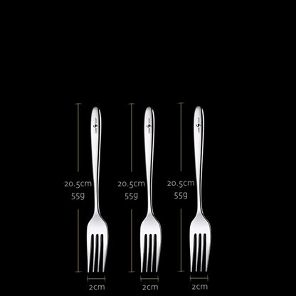 Set di Posate in Acciaio Inossidabile 316L Certificato LFGB, Forchetta Antibatterica al 99,9% e Coltello con Lama Ultra Affilata, Stoviglie per Banchetti