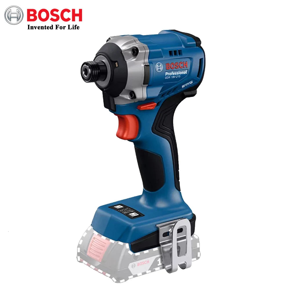 Bosch GDR 18V-215 Professional Avvitatore a Impulsi Cordless 18V con Attacco Esagonale Interno da 1/4" 215 Nm