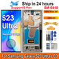Schermo AMOLED da 6,67'' per Samsung Galaxy S23 Ultra, display LCD touch con cornice, sostituzione display, supporto S Pen, impronta digitale