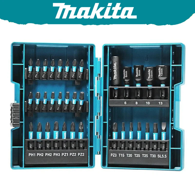 Makita B-55697 D-67527 D-72833 D-72861 Set di punte per cacciavite elettrico Attacchi per utensili elettrici con punte a esagono incassato