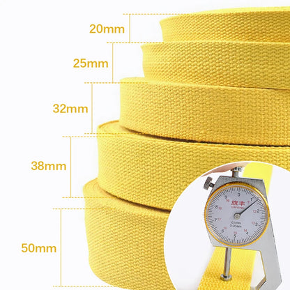 5 Metri 1.3mm 20-50mm Cotone Tessuti Nastro per Borsa Cinghia Zaino Etichetta Nastro Fascia Vestiti Bias Vincolante Accessori Per Cucire FAI DA TE