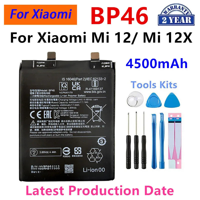 Originale BN5E BM4W BM4X BM5J BM53 BM58 BN66 BN5A BN5C BN5H BN57 BP45 BP4E BP46 per Xiaomi 11T Pro 5G/10T lite/Mi 12T Pro/10T Pro