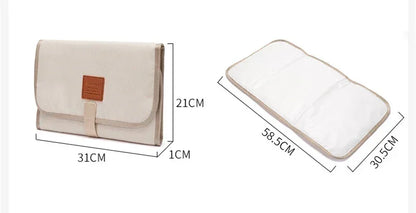 Tappetino per fasciatoio per pannolini Tappetino da gioco per cambio da pavimento impermeabile Tappetino da gioco per bambini portatile pieghevole lavabile compatto da viaggio