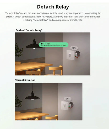 SONOFF MINIR4M Matter SONOFF MINI R4 Matter Sonoff Mini R4 Extreme Wifi Smart Switch Matter Relè con App EWeLink Homekit