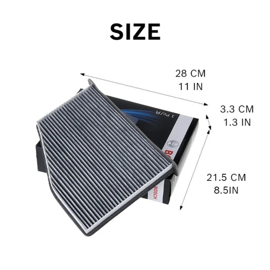 Filtro abitacolo attivo Bosch AF5717 per VW Golf 5/6, Tiguan, Jetta, Touran; per Škoda Octavia; per Audi A3【OE:1K1819653A,1K0819644A】