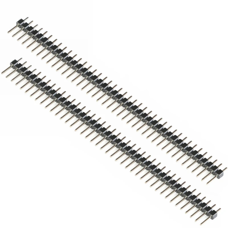 Connettore a pin singolo da 2,54 mm per scheda PCB con pin header da 2/3/4/5/6/8/10/12/20/40 pin per Arduino