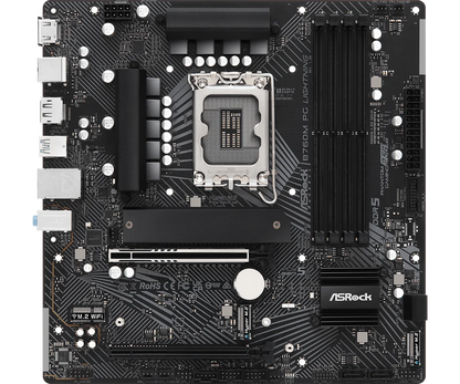 Scheda Madre ASROCK B760M PG LIGHTNING Intel B760 LGA1700 DDR5 256GB Supporto CPU 14900 14490 13700 13400 12900