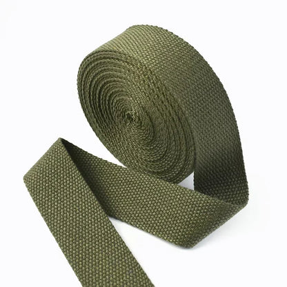 5 Metri 1.3mm 20-50mm Cotone Tessuti Nastro per Borsa Cinghia Zaino Etichetta Nastro Fascia Vestiti Bias Vincolante Accessori Per Cucire FAI DA TE