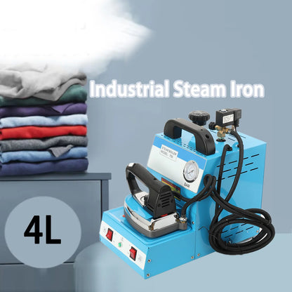 Ferro da Stiro Elettrico 1600W 220V, Macchina da Stiro a Pressione Verticale, Ferro da Stiro a Vapore Industriale ad Alta Potenza
