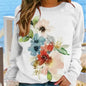 Autunno Paesaggio 3D Stampa Felpe Maniche Raglan da Donna Eleganti Felpe Casual Y2k Pullover Harajuku Magliette E Camicette Abbigliamento Femminile
