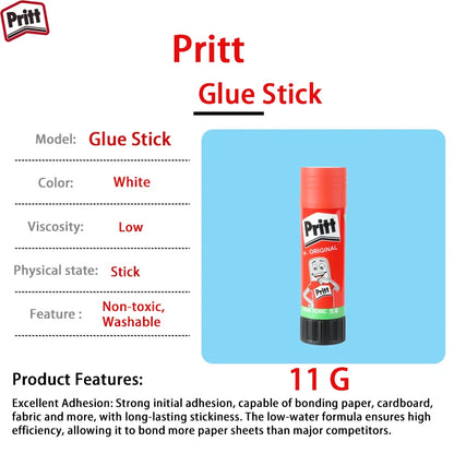 Colla in stick Pritt originale, atossica, lavabile, sicura per bambini, per arti e mestieri