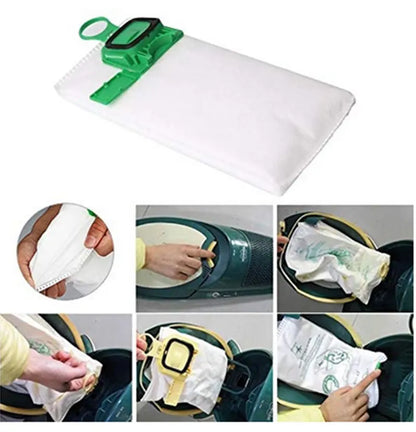 Kit di sostituzione del sacchetto per la polvere per Vorwerk VK140 VK150 FP 140/150 Aspirapolvere Filtro per la pulizia Sacchetto per la polvere Pezzi di ricambio Accessori