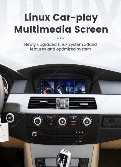 MEKEDE 8.8/9.3" Linux QLED 1920x720 HD Touchscreen Compatibile OEM Wireless CarPlay Android Auto Mirroring WiFi BT Aggiornamento OTA Per BMW E60 E61 E63 E64 E90 E91 E92 E93