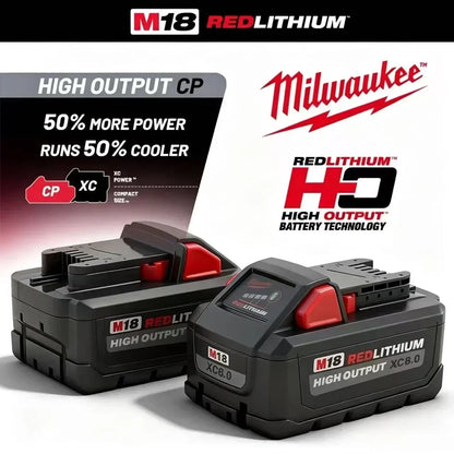 Batteria agli ioni di litio Milwaukee M18 18V 6.0Ah 12.0Ah ad alta potenza, 100% originale, per utensili elettrici a batteria 48-11-1850 48-11-1815
