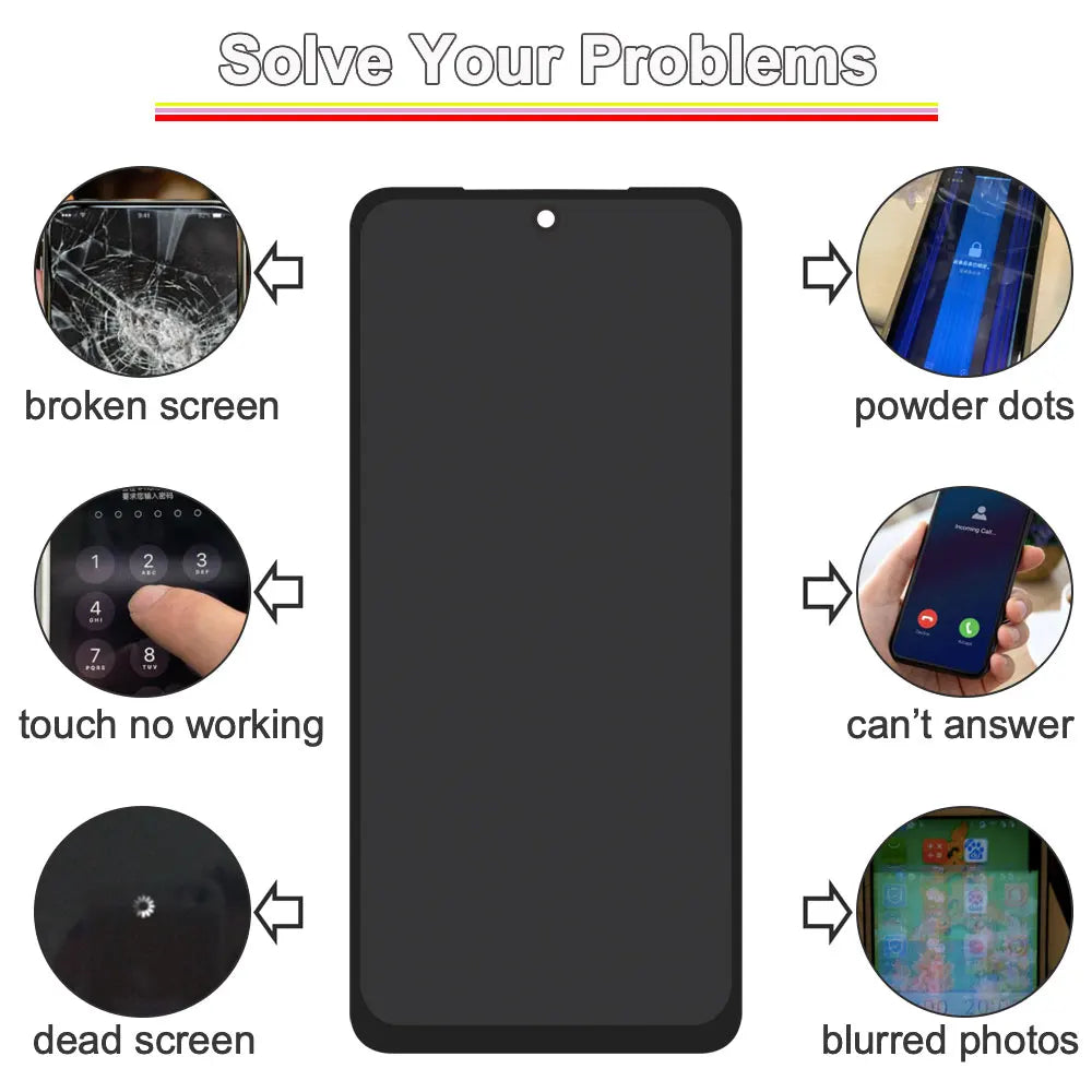 Display LCD da 6,43 pollici per Redmi Note 11 4G, ricambio digitalizzatore touchscreen per 2201117TY 2201117TG, schermo LCD con cornice