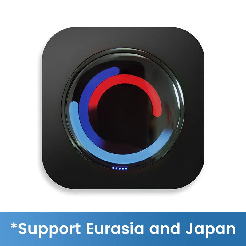 Mekede Android 13, processore a 8 core, 8 GB di RAM, 128 GB di memoria, TV box portatile, CarPlay wireless, Android Auto wireless, navigazione GPS, menu multimediale, equalizzatore, compatibile con BMW ID6, ID7, ID8, ID9, sup