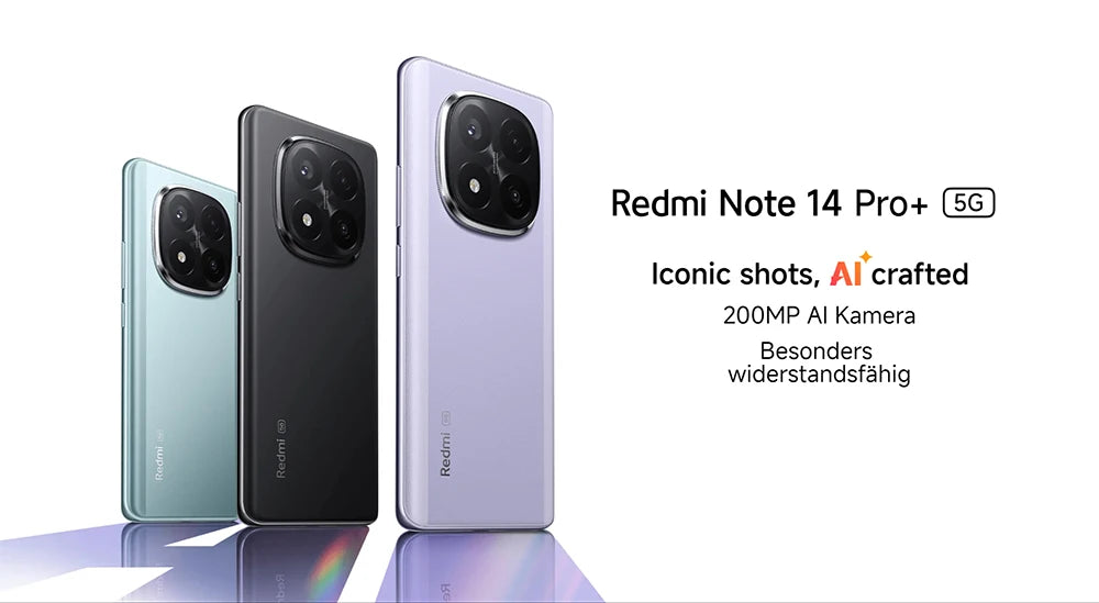 Xiaomi Redmi Note 14 Pro Plus 5G NFC smartphone Snapdragon ® Schermo 7s Gen 3 AMOLED da 1,5K pollici 120Hz fotocamera 200 MP batteria