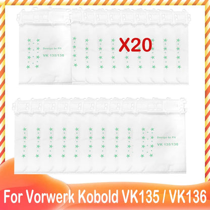 Sostituzione del sacchetto della polvere pacchetto filtro di protezione del motore per Vorwerk Kobold VK135 /136 accessori per aspirapolvere di ricambio