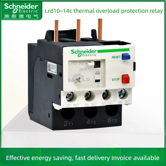 Relè di sovraccarico termico Schneider Electric LRD35C LRD12C LRD01C con protezione da sovraccarico da 0,1A a 38A per apparecchiature elettriche