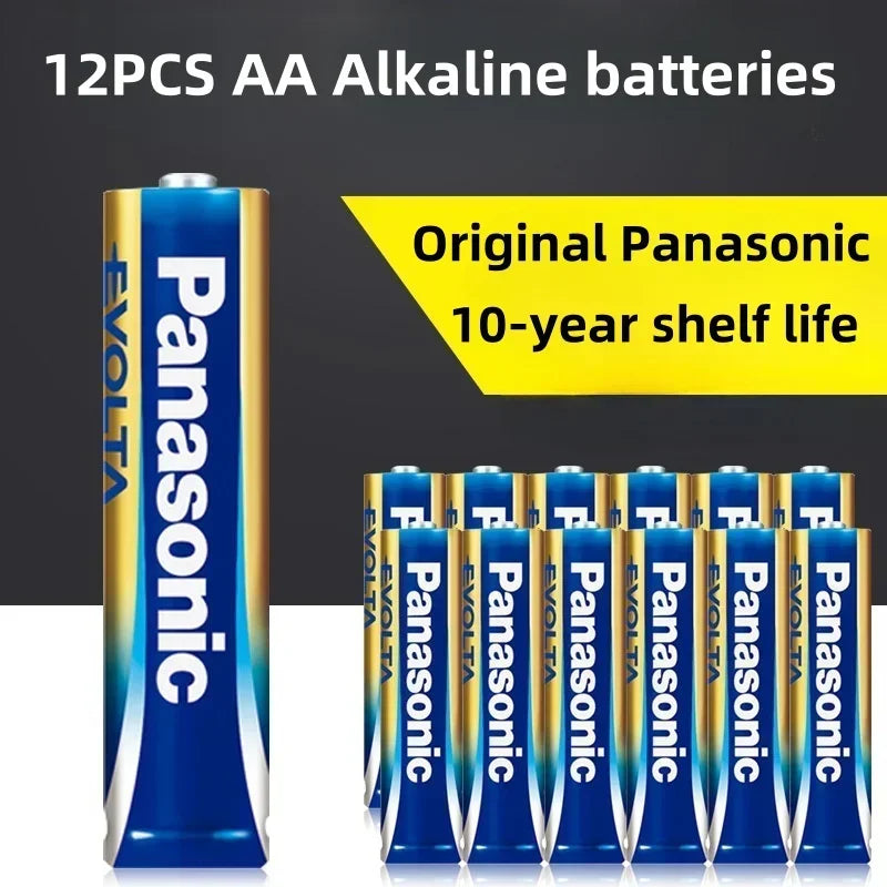 Panasonic 1.5V AAA # Batteria Alcalina a Lunga Durata per Serrature Intelligenti, Telecomandi TV e Condizionatori d'Aria, 4‑96 Pezzi