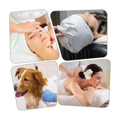 32 pezzi (2 confezioni) Asciugamani usa e getta per centri massaggi, saloni di bellezza, parrucchieri, sciarpe spesse, asciugamani multiuso per tutti