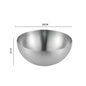 Ciotole per insalata di frutta in acciaio inossidabile spesso 15 cm/20 cm/25 cm Zuppa di riso Noodle Ramen Ciotola Ciotole per miscelazione Contenitore per alimenti Stoviglie da cucina