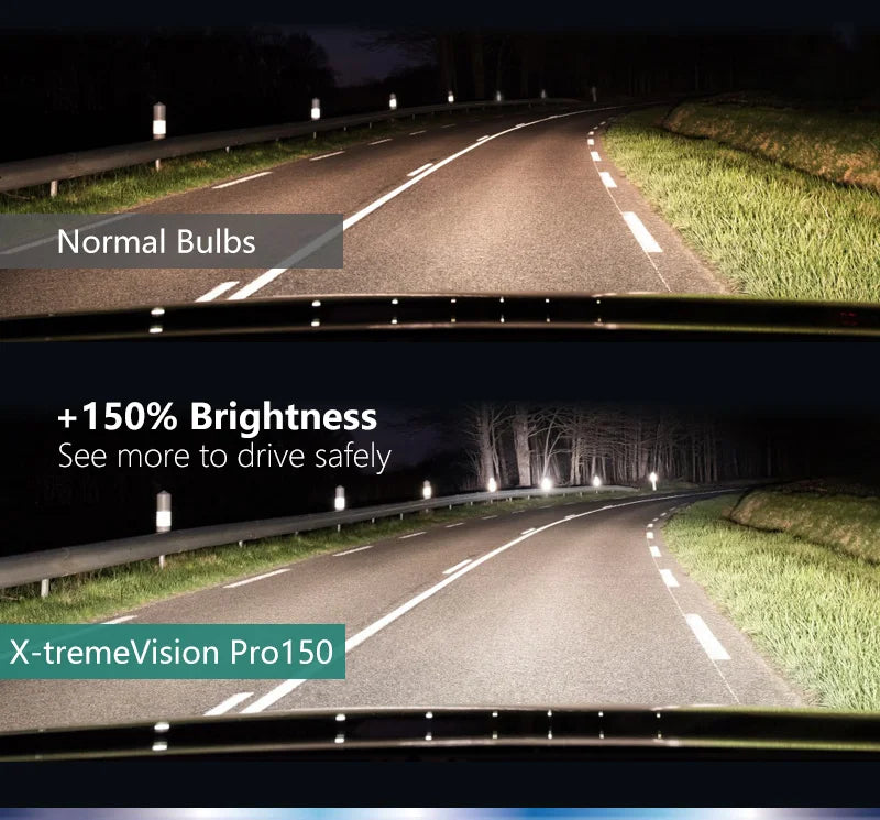 Philips X-treme Vision Pro150 9005 HB3 9006 HB4 12V + 150% Luminoso Auto Alogena Testa Luce HL Fascio ECE Genuino Originale Auto lampade