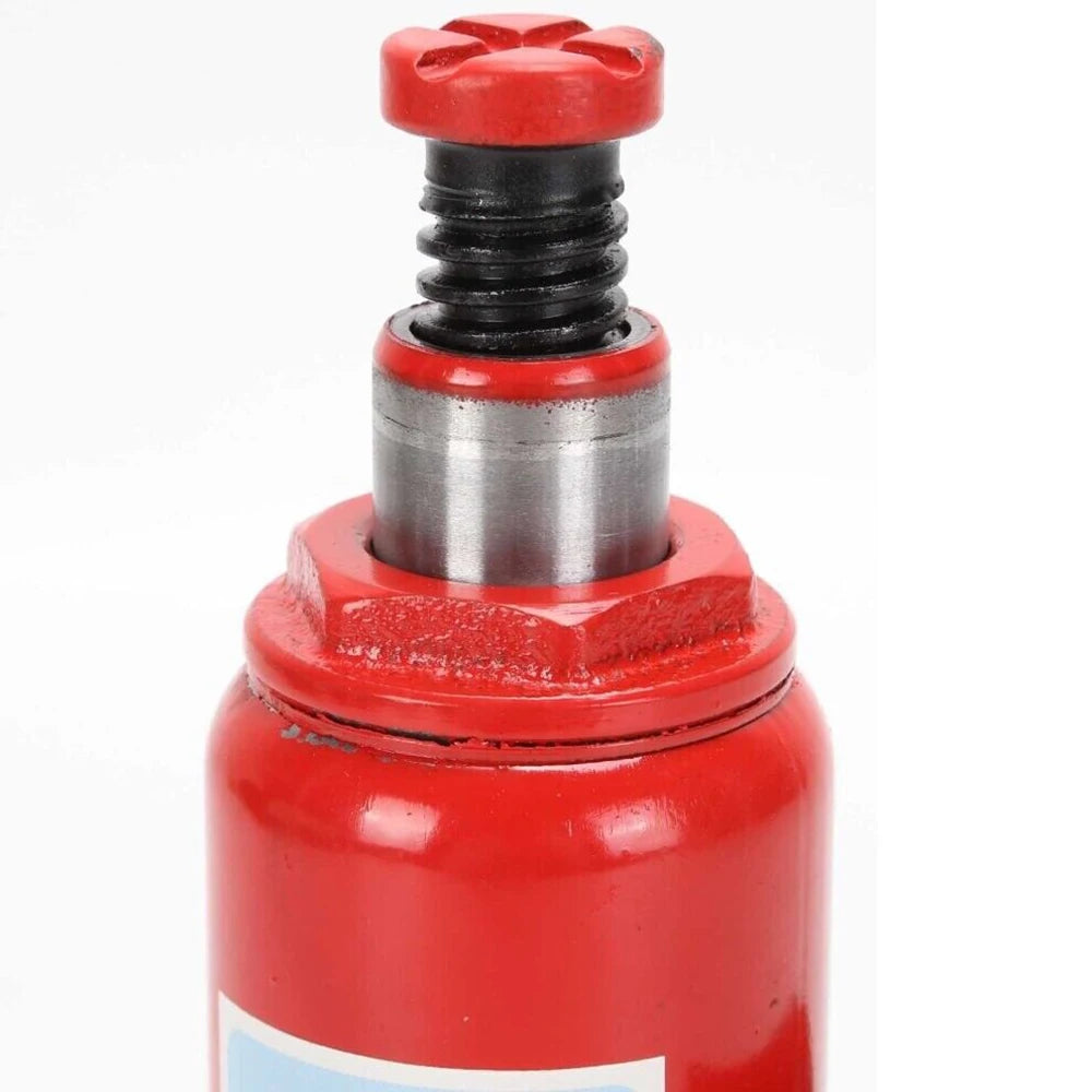 Martinetto idraulico a bottiglia da 5 tonnellate – Sollevatore verticale per riparazioni auto e sollevamenti pesanti, altezza minima 180 mm, altezza massima 355 mm, altezza di sollevamento 115 mm, peso leggero 2,7 kg, strut