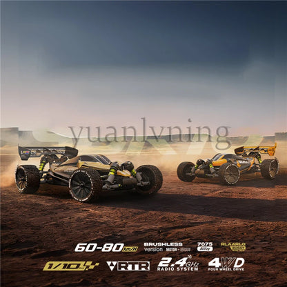 Storm Raider 1/10 Buggy RC da Corsa Fuoristrada 4WD Brushless, Auto Radiocomandata 2.4GHz, Modellino Giocattolo per Adulti e Bambini