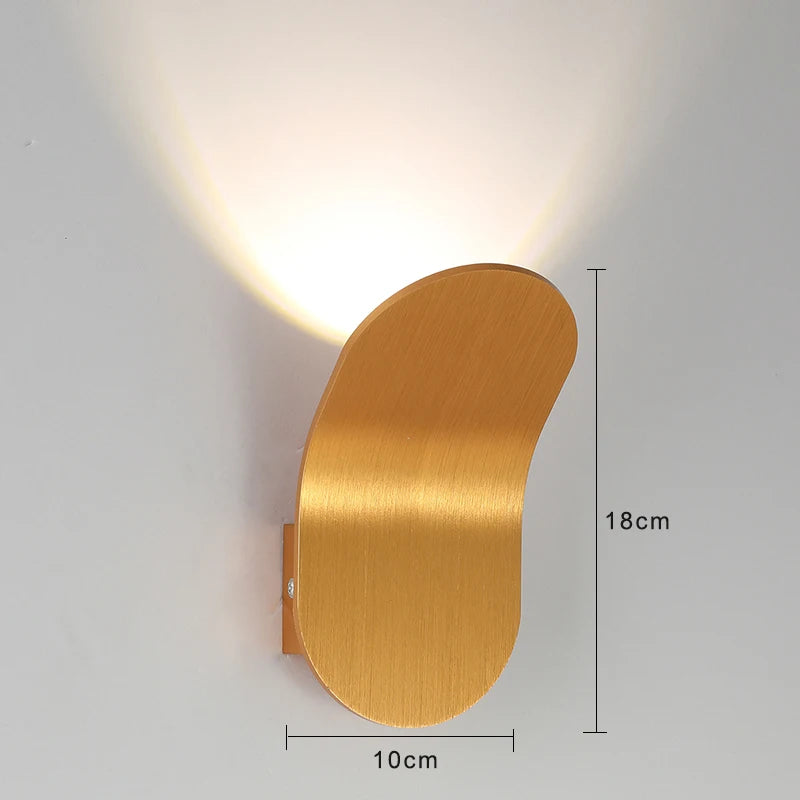 Lampade da Parete LED Moderne, Illuminazione per TV, Comodino 5W AC85-265V, Luci da Parete Nordiche per Soggiorno, Corridoio, Balcone, Decorazione