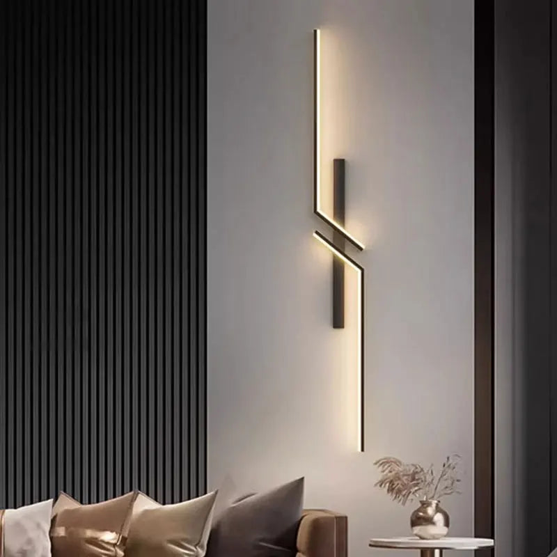 Lampade da parete a LED nordiche per corridoio corridoio 60cm/80cm/100cm Luci da parete a LED interne Sconce da parete Illuminazione per cucina Sala da pranzo