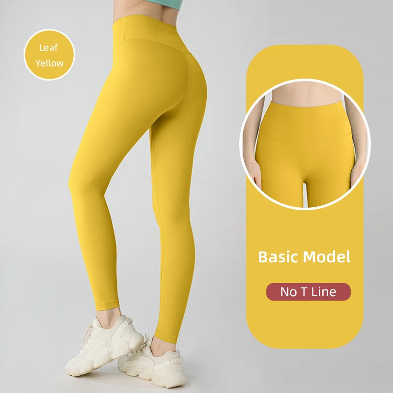 2024 Vendita calda Fitness Allungamenti Leggings femminili a figura intera Pantaloni da corsa Pantaloni da yoga comodi e aderenti Legging da allenamento