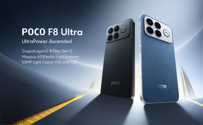 POCO F8 Ultra Snapdragon 8 Elite Gen 5 6500mAh 6.9" 120Hz Display AMOLED POCO Hyper RGB con supporto NFC Smartphone