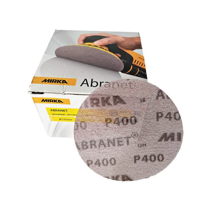 Finlandia MIRKA ABRANET Carta vetrata a rete secca senza polvere, carta vetrata a rete da 5 pollici (125 mm), ideale per la riparazione e il rifinitura della vernice