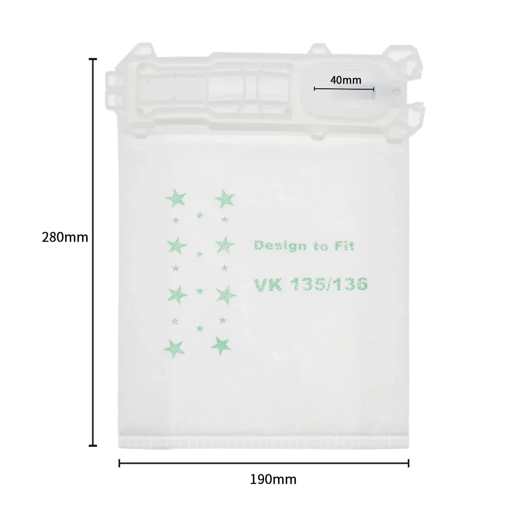 Sacchetti per aspirapolvere, sacchetti raccoglipolvere per Vorwerk Kobold VK 135 VK 136, accessori in offerta, ricambi per aspirapolvere