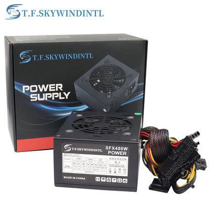 Alimentatore per PC SFX da 400 W Alimentatore da gioco per PC desktop da 400 W SFX400 Piccolo alimentatore 110 V 220 V adatto per computer