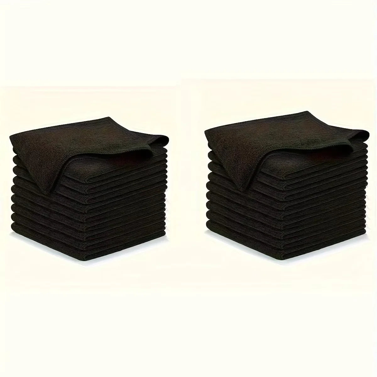 Asciugamano da cucina 5/10/20 pezzi, set di panni per pulizia grigio chiaro in fibra ultrafine, panno assorbente, morbido e smacchiato