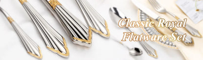 Set di 6 cucchiai da tavola da 6 cucchiai da zuppa in acciaio inossidabile Set di cucchiai da zuppa Royal 6 pezzi per cucina/casa/ristorante
