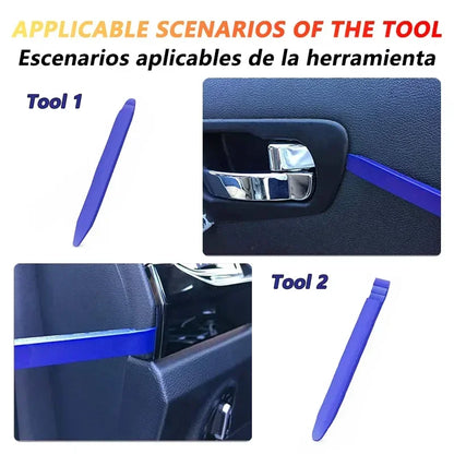 Kit di attrezzi per smontaggio auto iLMH, kit in plastica per rimozione pannelli, clip, finiture, radio, cruscotto, audio, attrezzi per installazione e riparazione