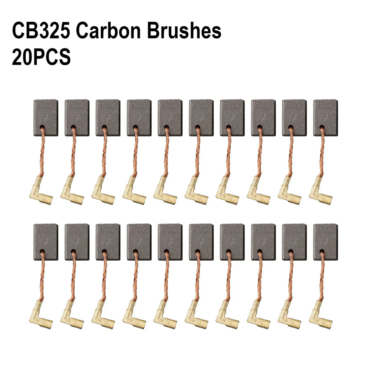 20 pz/set 5x11x16mm CB325 Spazzole di Carbone Motore Per 9554NB 9557NB Smerigliatrice Angolare Utensili Elettrici Accessori