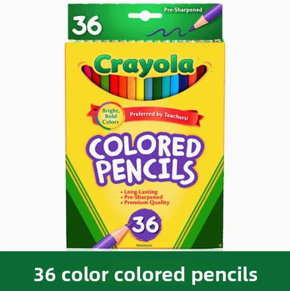 Matite Colorate Cancellabili Crayola, Confezione da 12, 36, 48 Pezzi, Set di Matite Pre-Affilate per Colorare e Disegnare, per Bambini, Studenti e Materiale Scolastico
